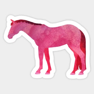 Red Thoroughbred Sticker